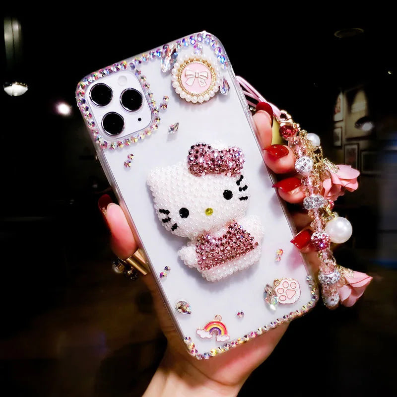 Hello Kitty Bling S22 Samsung Case