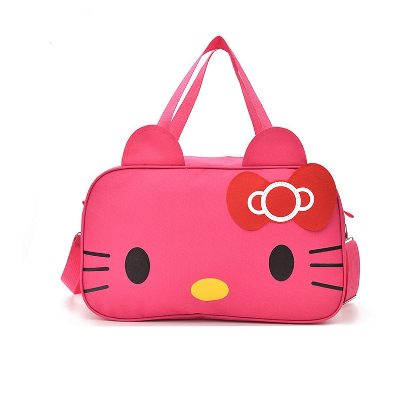 Hello Kitty travel bag Large capacity pink 