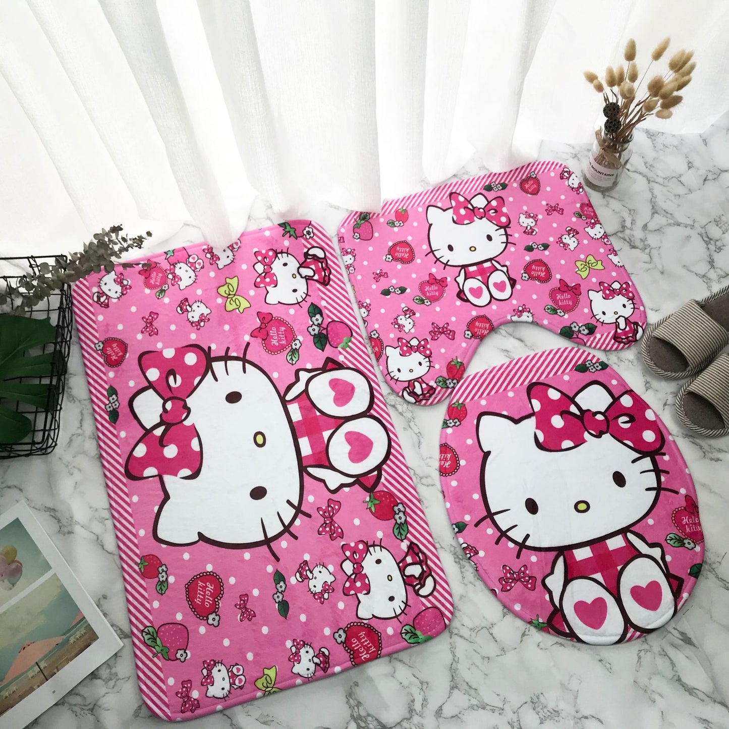 Hello Kitty Bathroom Set