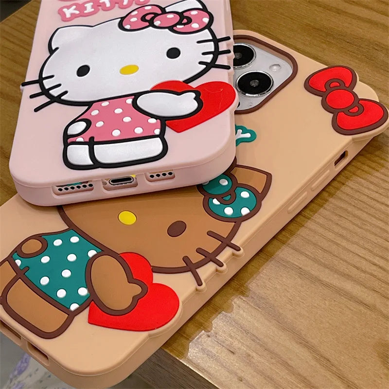 Hello Kitty Silicone Phone Case | iPhone 11 Silicone Case 