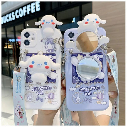 Cinnamoroll Samsung Case with Mirror | Chic & Convenient