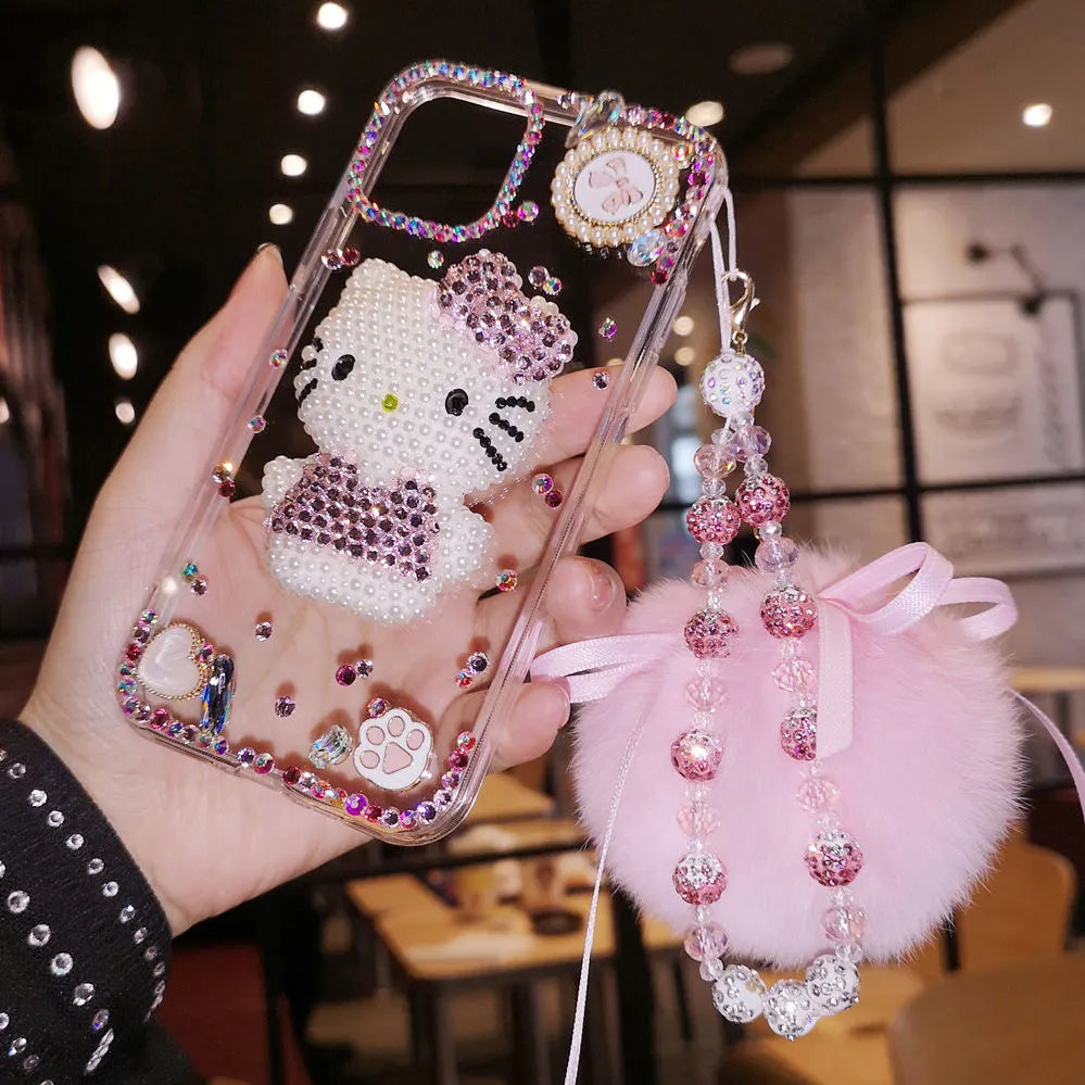 Hello Kitty Bling S22 Samsung Case