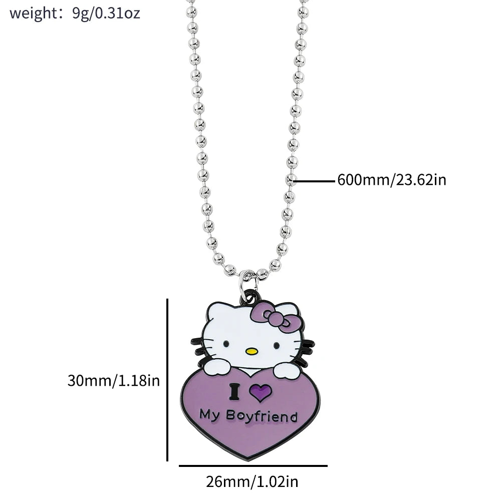 Hello Kitty Valentines Necklace