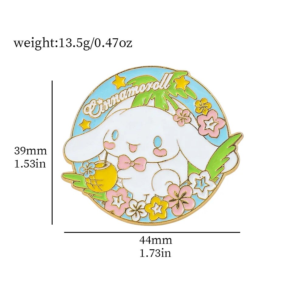 Kawaii Sanrio Christmas Lapel Pins