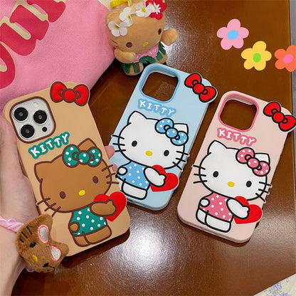 Hello Kitty Silicone Phone Case | iPhone 11 Silicone Case 