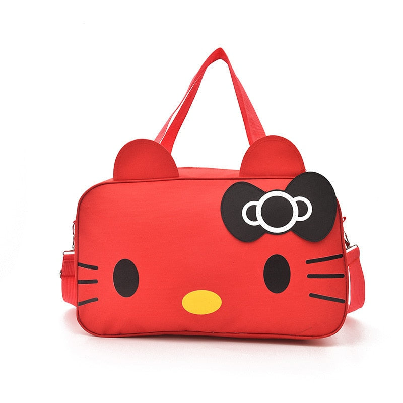 Hello Kitty travel bag Large capacity red