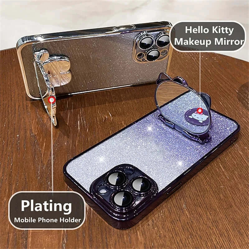 Hello Kitty Bling Samsung Case With Mirror