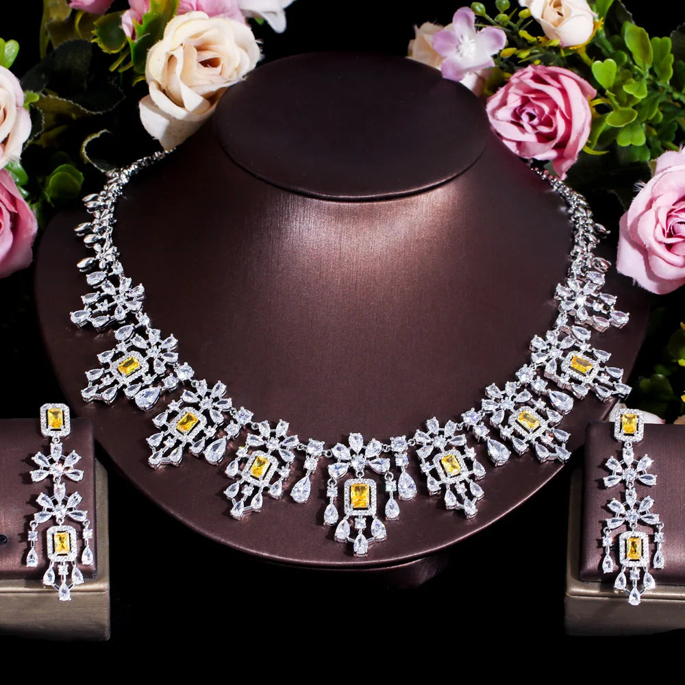 Wedding Necklace and Earrings | Designer Bridal Jewelry