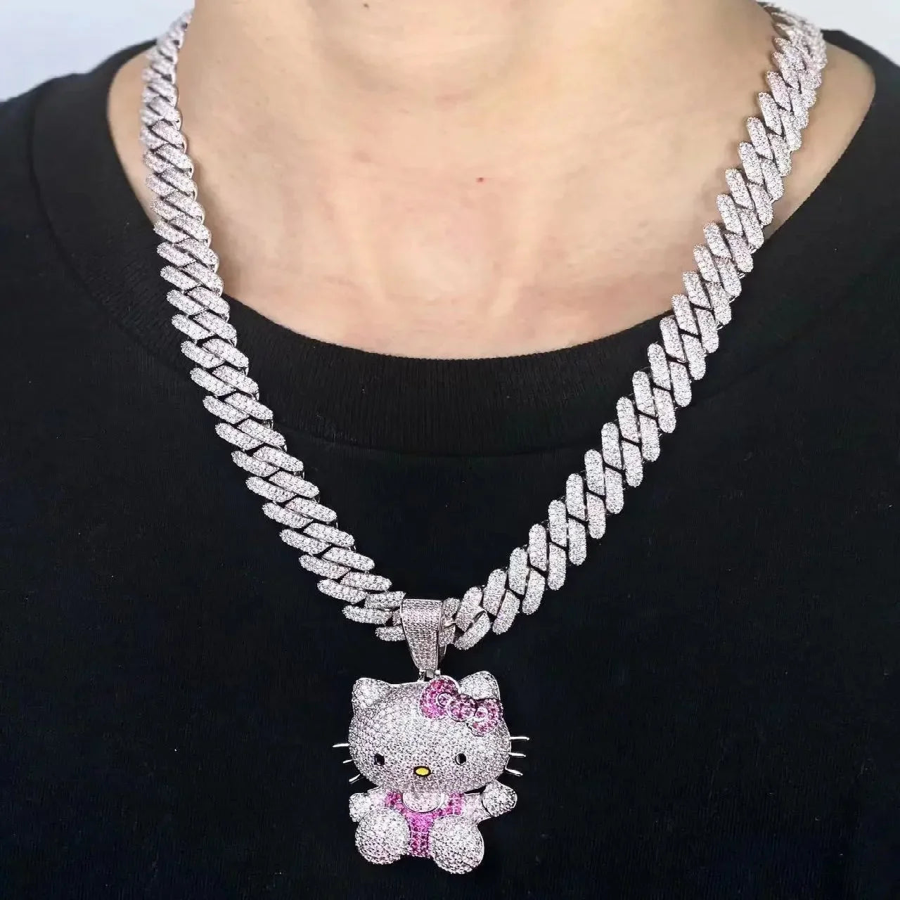 Sanrio Iced Out Bling Necklace