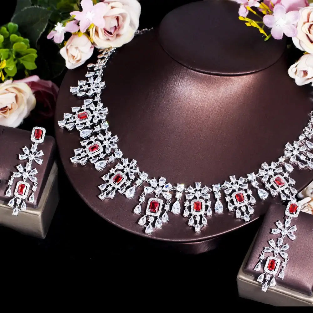 Wedding Necklace and Earrings | Designer Bridal Jewelry