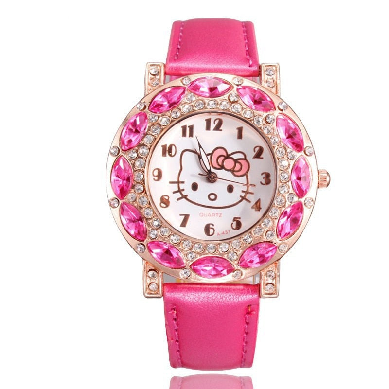 Hello Kitty Kids Rhinestones Watch