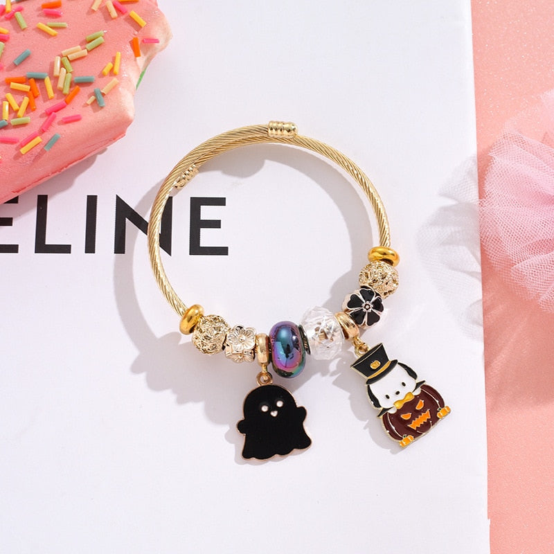 Sanrios Halloween Beaded Bracelet