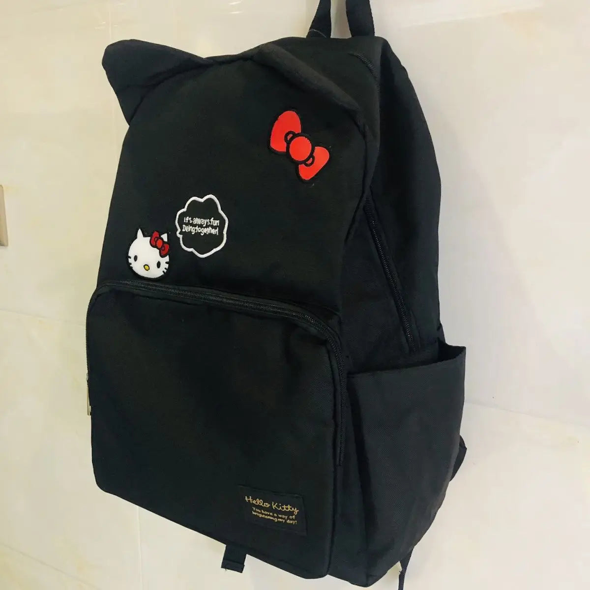 Hello Kitty Backpack Black