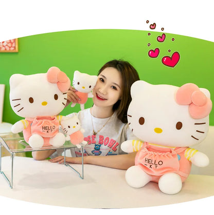 Hello Kitty Mother and Child Plushies