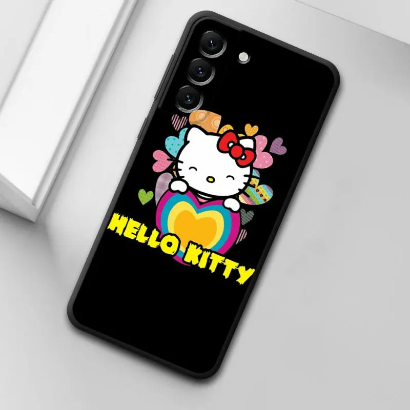 Hello Kitty Galaxy Phone Case | Black | Sleek & Anti-Scratch