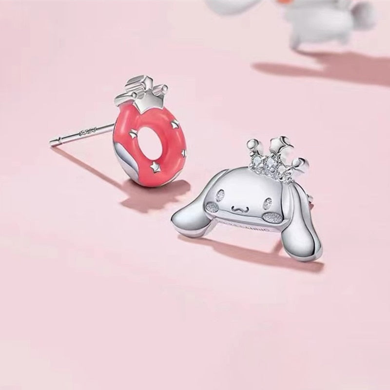 Cinnamoroll Asymmetric Stud Earrings