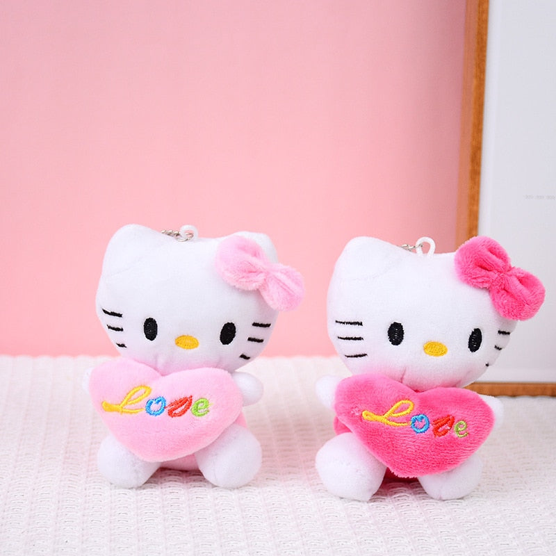 Hello Kitty Colorful Plush Keychain