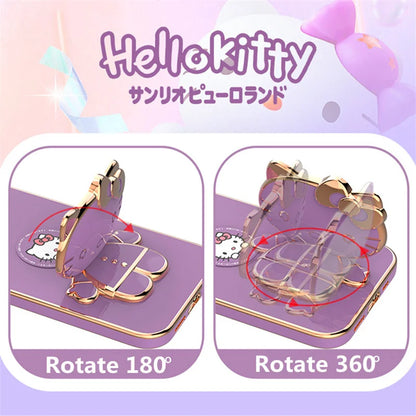 Hello Kitty Samsung A Case | Stylish Mirror Cover | Cute Accessories