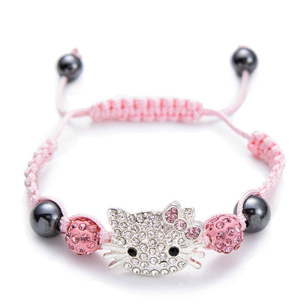 Hello Kitty Sanrio Diamond Beads Bracelet