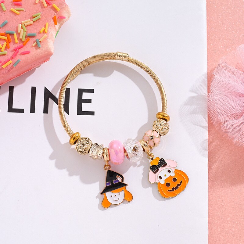 Sanrios Halloween Beaded Bracelet