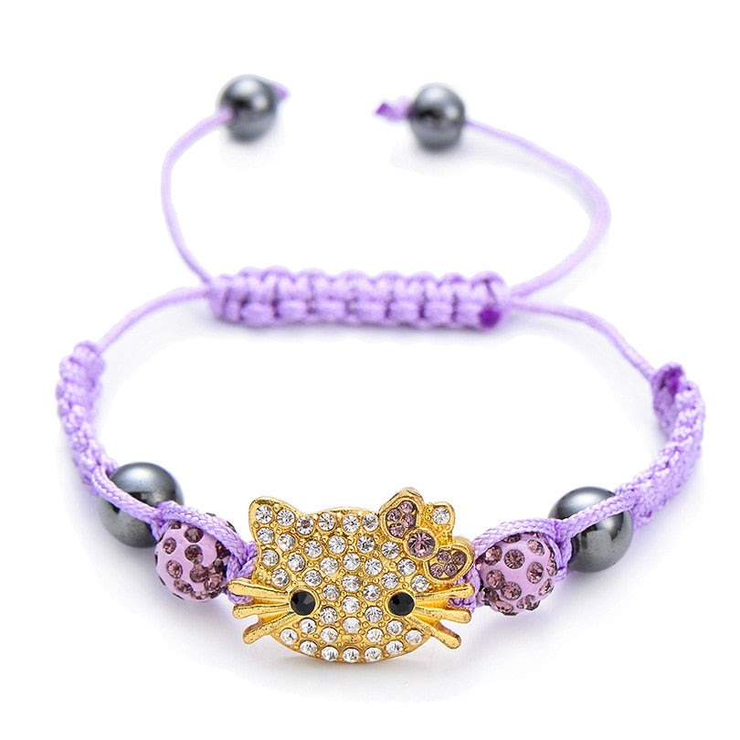 Hello Kitty Sanrio Diamond Beads Bracelet