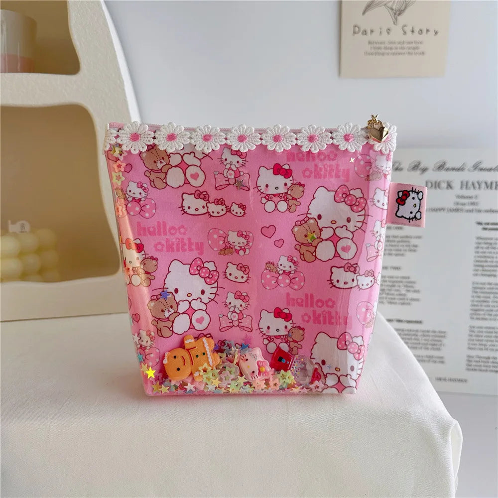 Stylish Hello Kitty Aesthetic Pouch Bag – Perfect for Fans