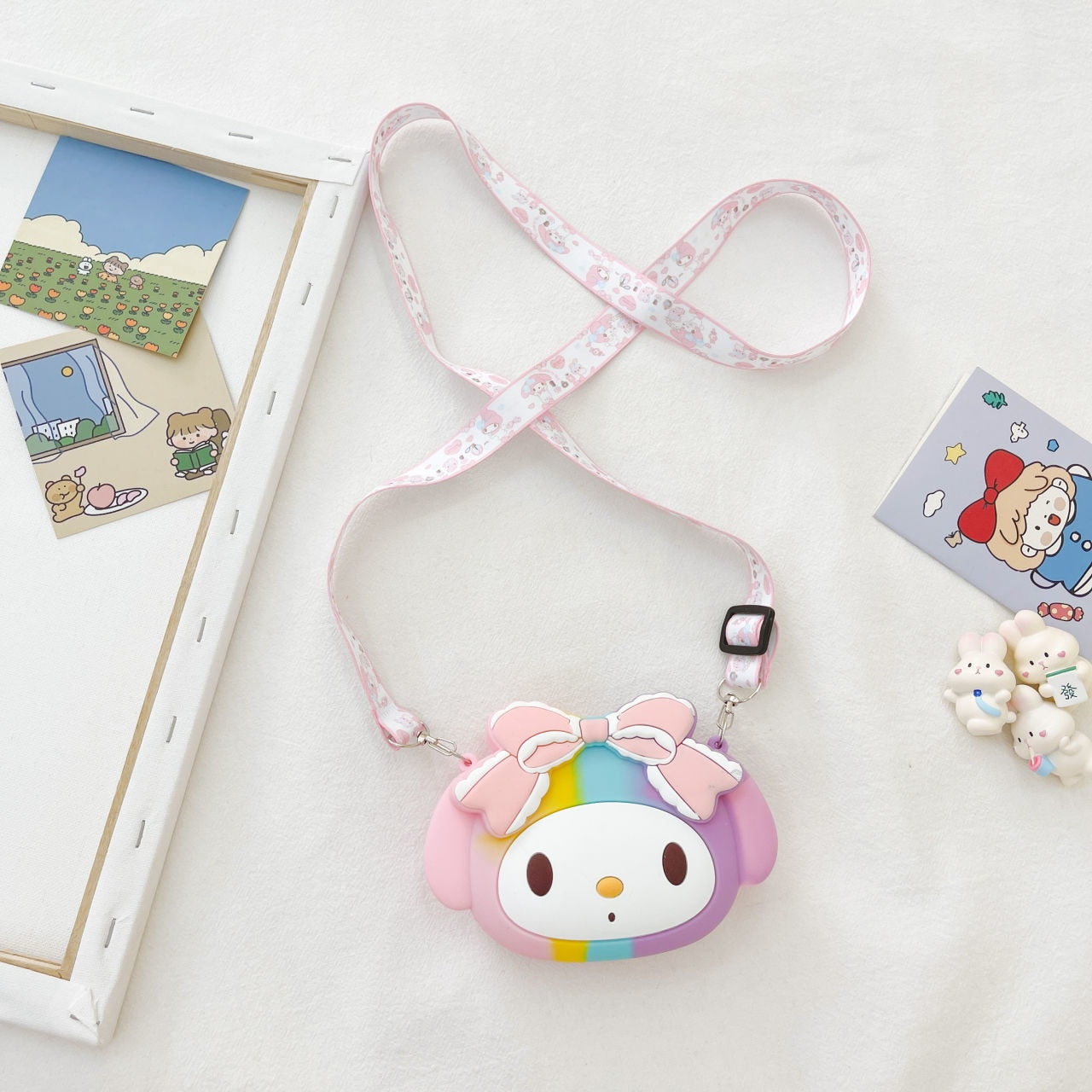 Sanrio silicone messenger bag