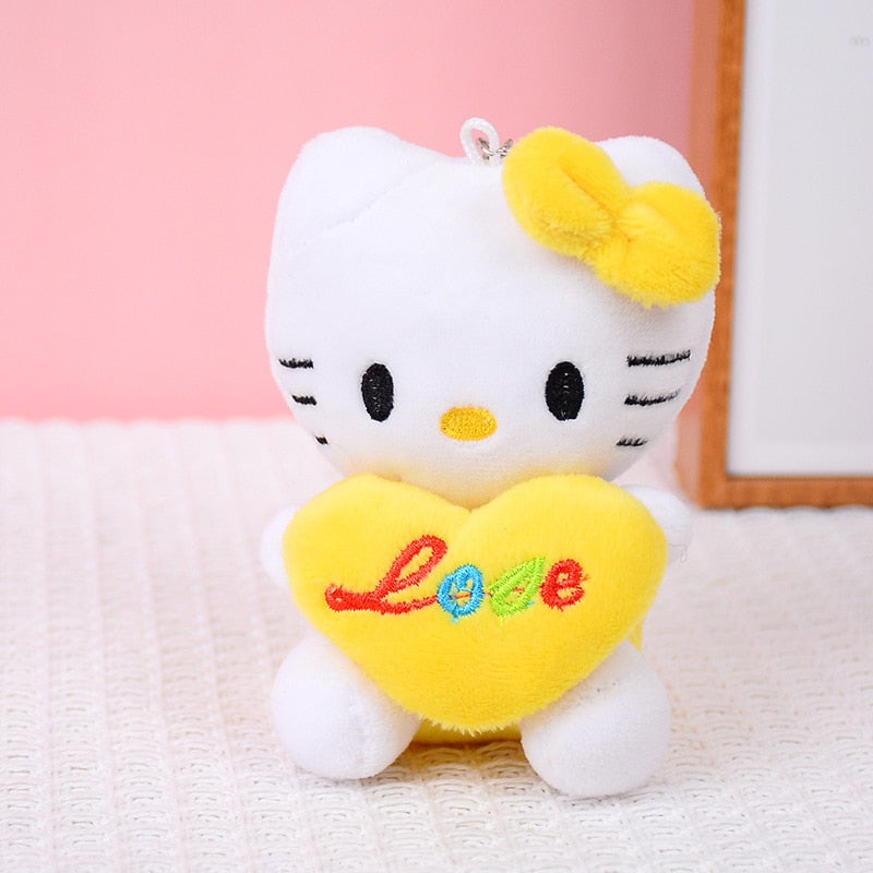 Hello Kitty Colorful Plush Keychain