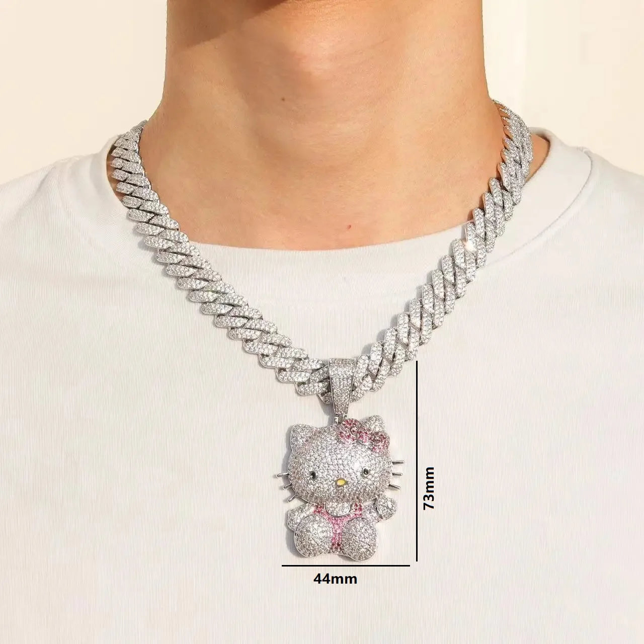 Sanrio Iced Out Bling Necklace