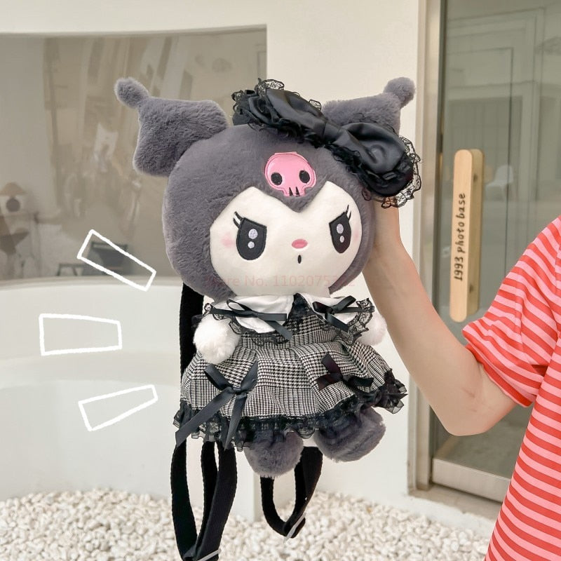 Adorable Kuromi Plush Backpack – Perfect for Fans