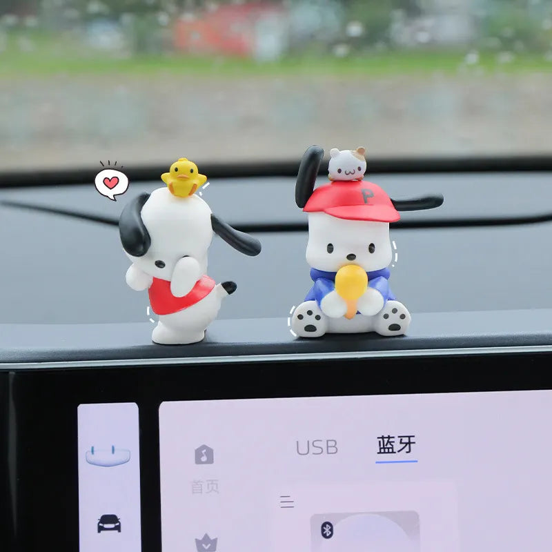 Pochacco Action Figure Car Decoration