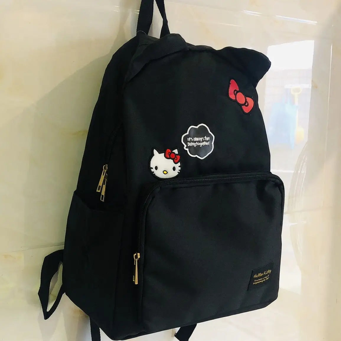 Hello Kitty Backpack Black