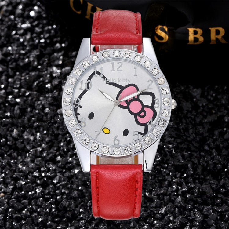 Hello Kitty Kids Rhinestones Watch