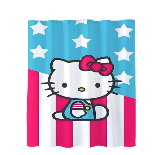 Hello kitty shower curtain