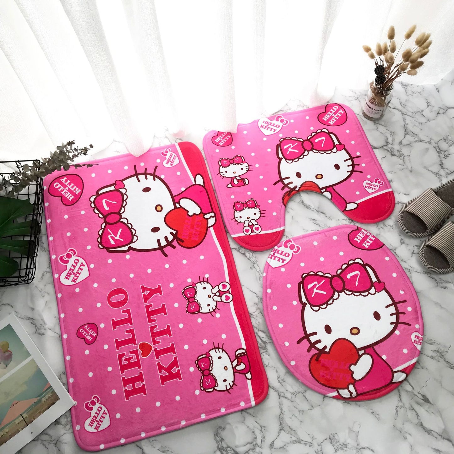 Hello Kitty Bathroom Set