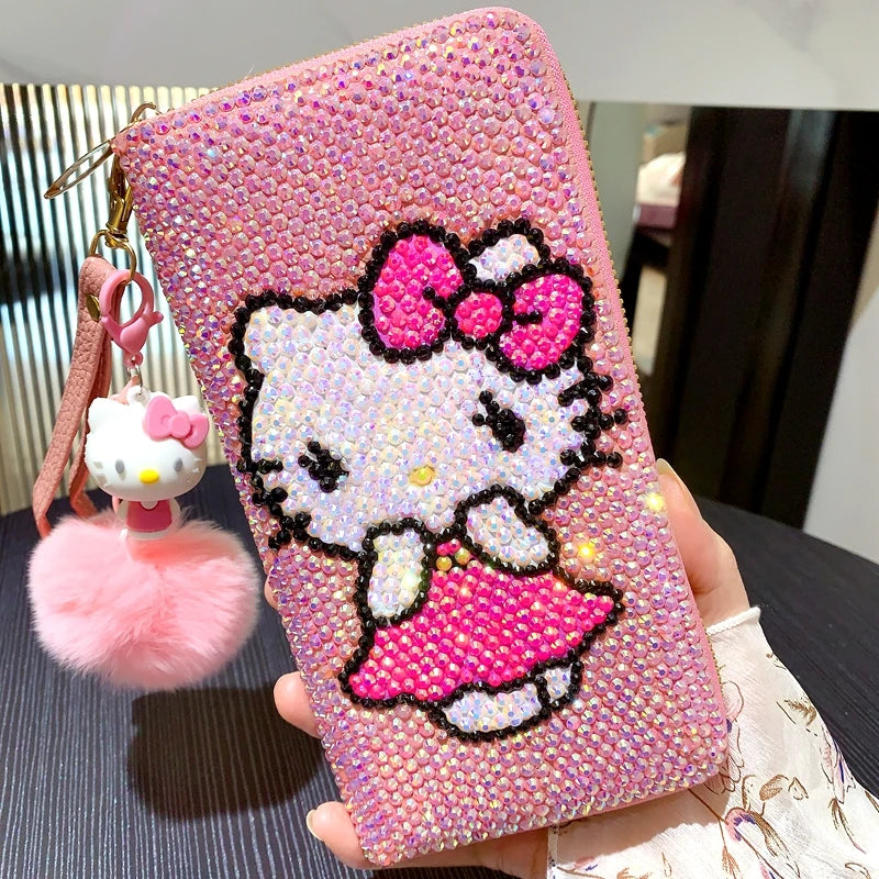 Hello Kitty Wallet Rhinestones