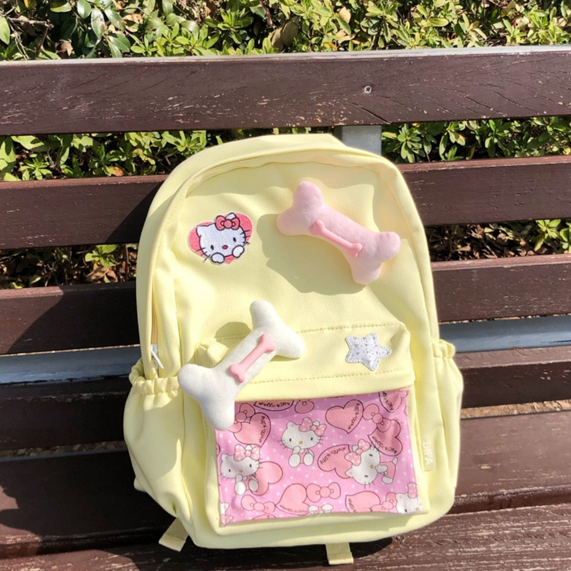 Hello Kitty Bone Girls Backpack | Stylish School Bag