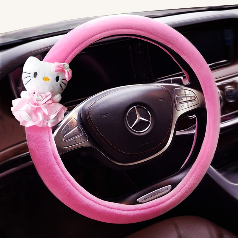 Hello Kitty Steering Wheel Cover