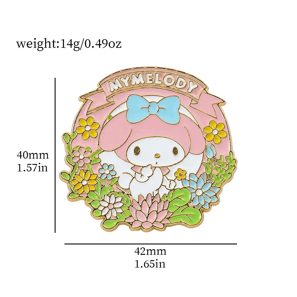 Kawaii Sanrio Christmas Lapel Pins