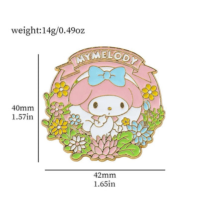 Kawaii Sanrios Christmas Lapel Pins