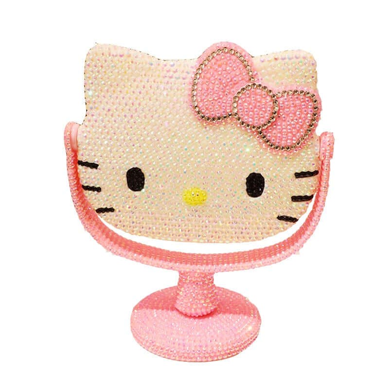 Hello Kitty Rhinestones Bling Mirror