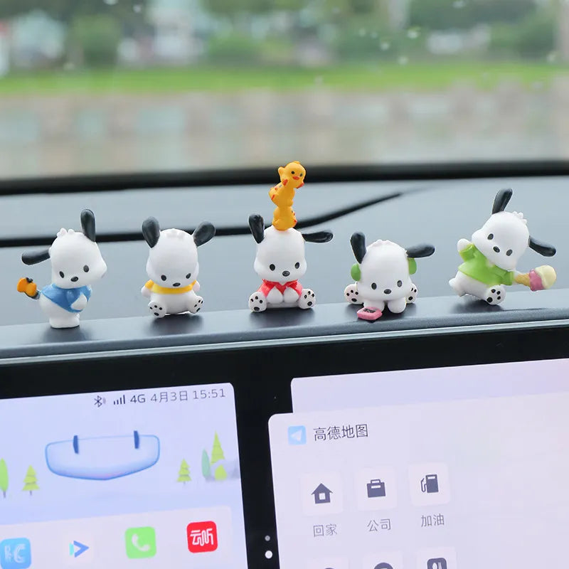 Pochacco Action Figure Car Decoration