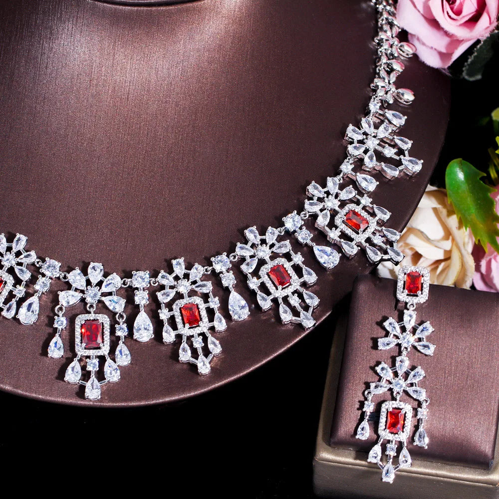 Wedding Necklace and Earrings | Designer Bridal Jewelry