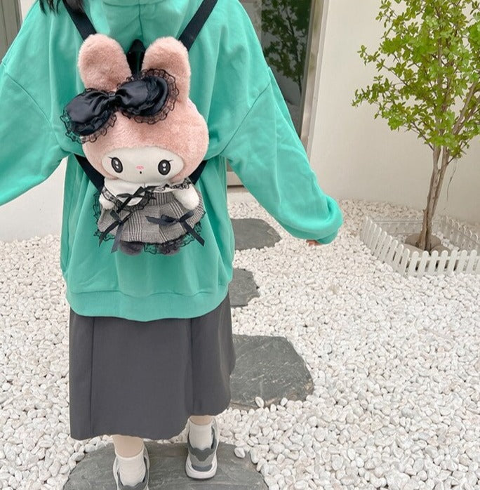 Adorable Kuromi Plush Backpack – Perfect for Fans