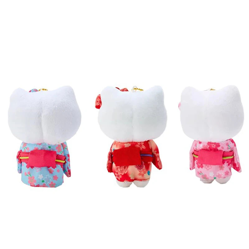 Hello Kitty Sakura Kimono Plush Keychain