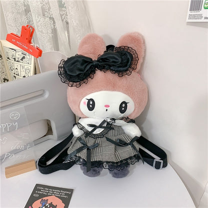 Adorable Kuromi Plush Backpack – Perfect for Fans