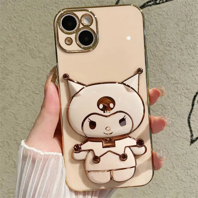 Kuromi iPhone Case With Mirror