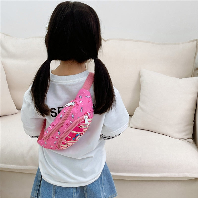 Hello Kitty Waist Bag - Cute Crossbody Coin Purse for Girls