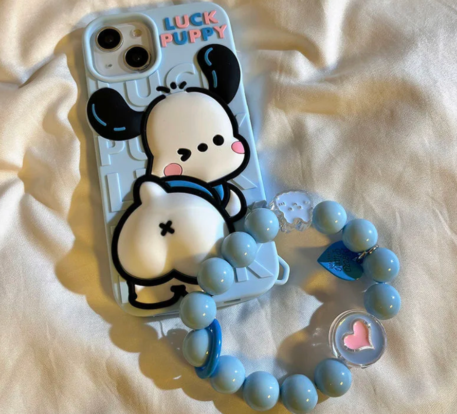 Pochacco iPhone Case With Pendant