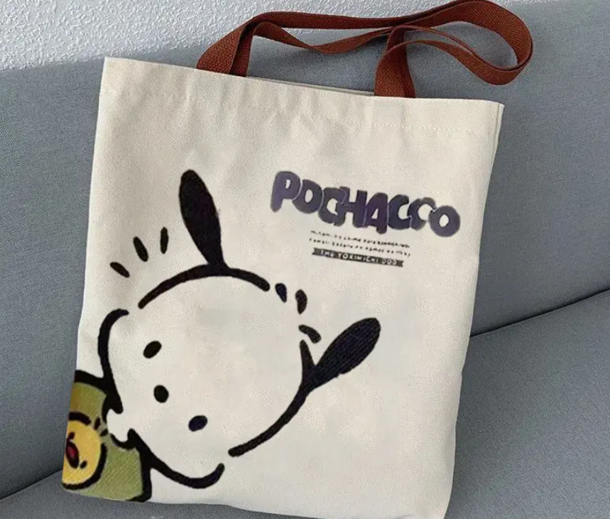 Pochacco Tote Bag – Spacious & Adorable for Everyday Use